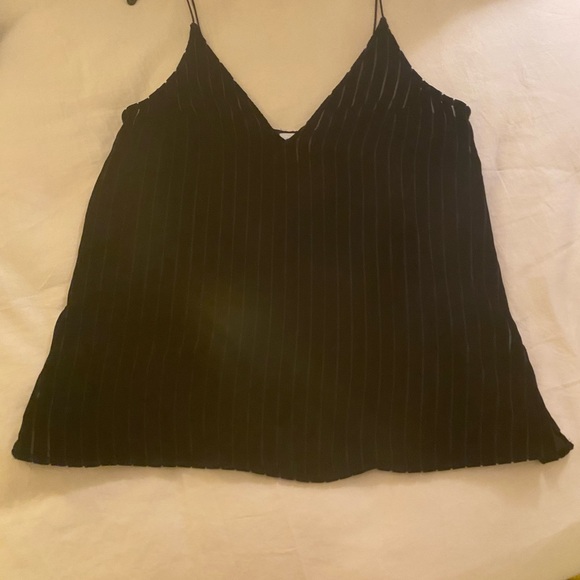 Cami NYC - Olivia Silk Velvet Chevron Tank Top - Picture 5 of 7